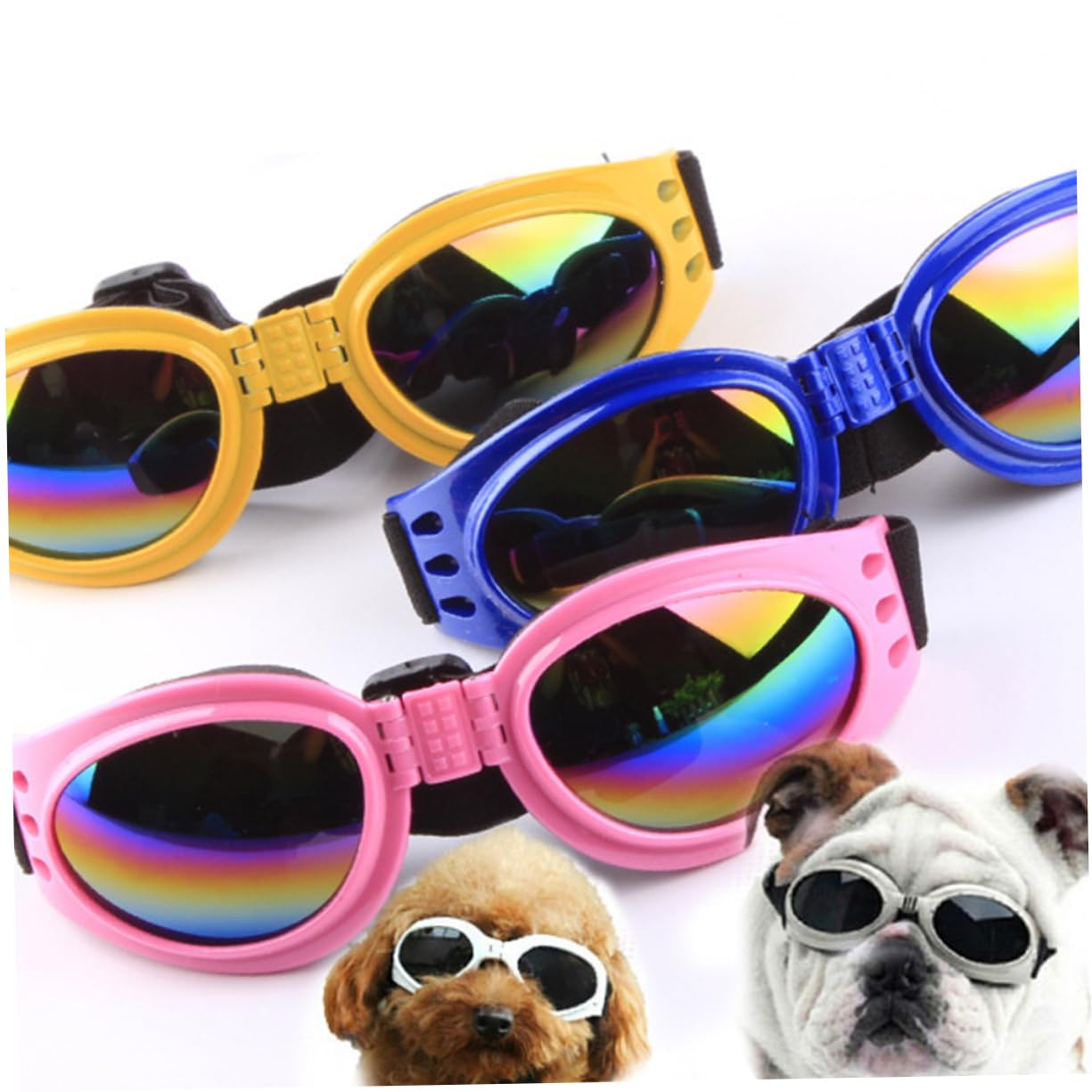 1 Piece, Pet Dog Glasses, Goggles, Dog Sunglasses, Windproof Golden Retriever, Special Sunglasses For Corgi Photo Props
