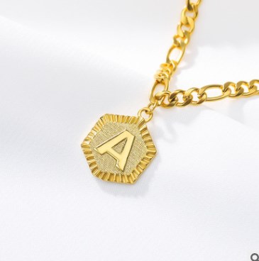 26  Alphabet Letter Anklet Gold Color Foot Chain Bracelet