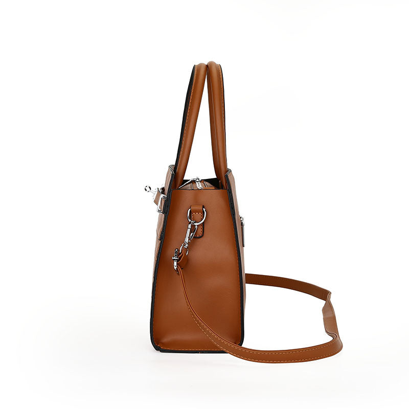 New Stone Pattern Lady Bags Simple Elegant Women's Portable